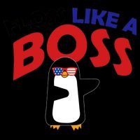 Penguin Floss Like A Boss 16oz Travel Tumbler