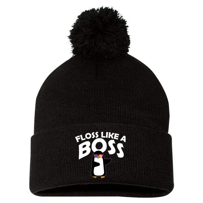 Penguin Floss Like A Boss Pom Pom 12in Knit Beanie