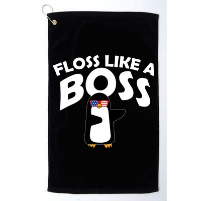 Penguin Floss Like A Boss Golf Towel