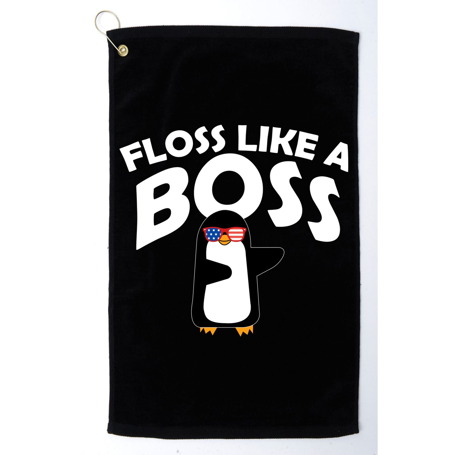 Penguin Floss Like A Boss Golf Towel