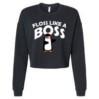 Penguin Floss Like A Boss Cropped Pullover Crew