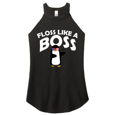 Penguin Floss Like A Boss Women's Perfect Tri Rocker Tank