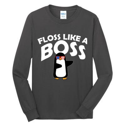 Penguin Floss Like A Boss Tall Long Sleeve T-Shirt
