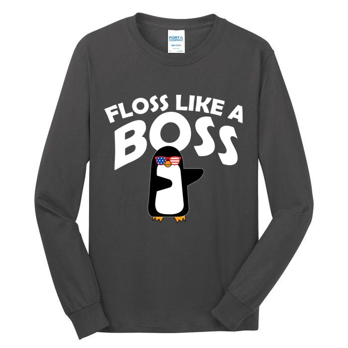 Penguin Floss Like A Boss Tall Long Sleeve T-Shirt