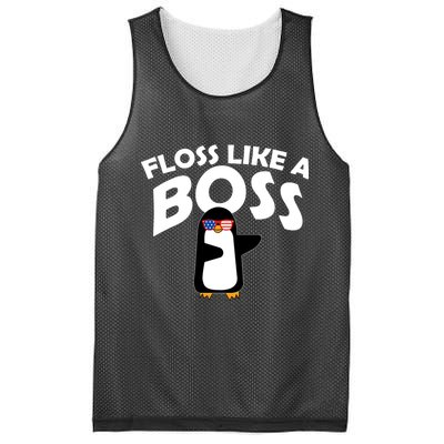 Penguin Floss Like A Boss Mesh Reversible Basketball Jersey Tank