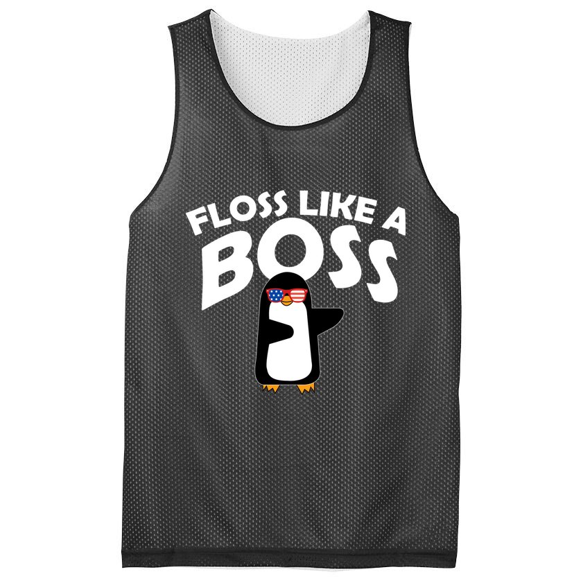 Penguin Floss Like A Boss Mesh Reversible Basketball Jersey Tank