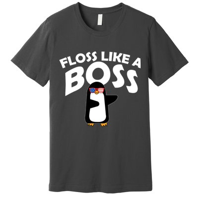 Penguin Floss Like A Boss Premium T-Shirt