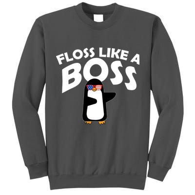 Penguin Floss Like A Boss Tall Sweatshirt