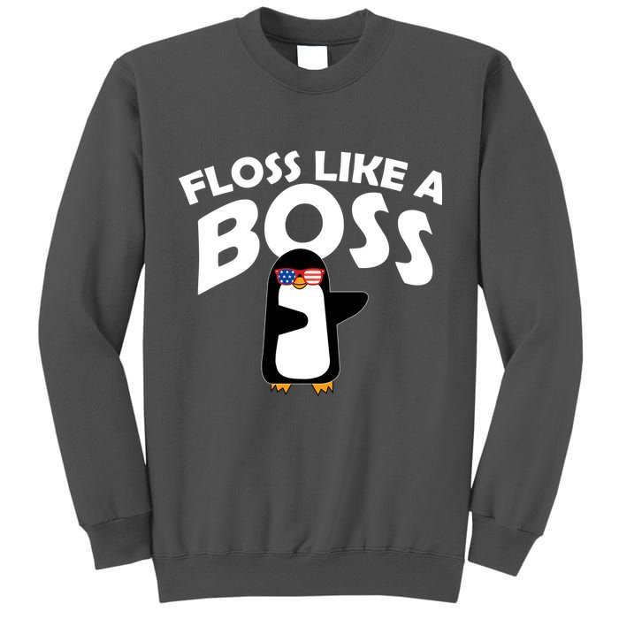 Penguin Floss Like A Boss Tall Sweatshirt