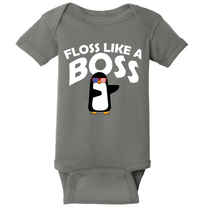 Penguin Floss Like A Boss Baby Bodysuit