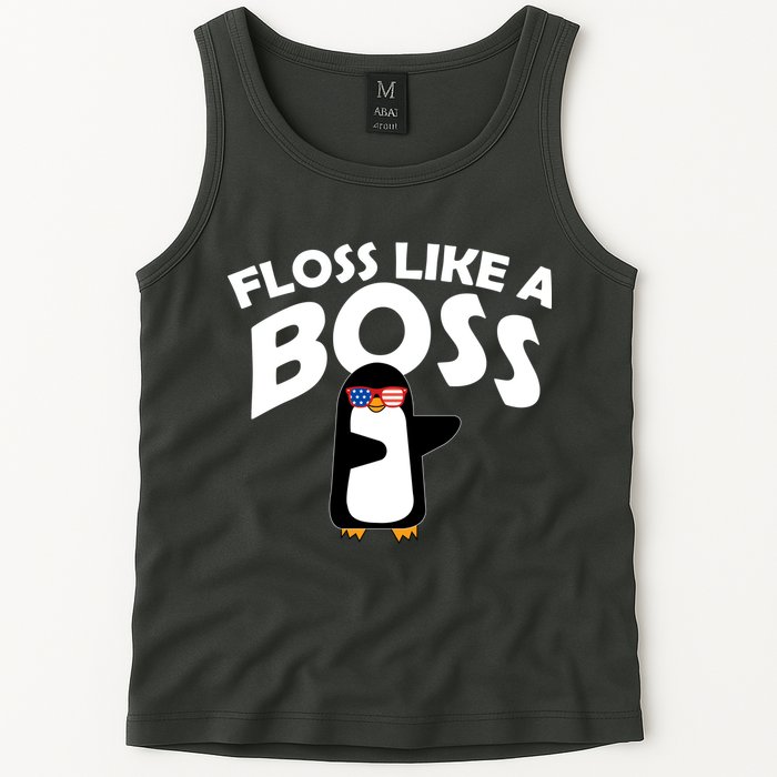 Penguin Floss Like A Boss Tank Top