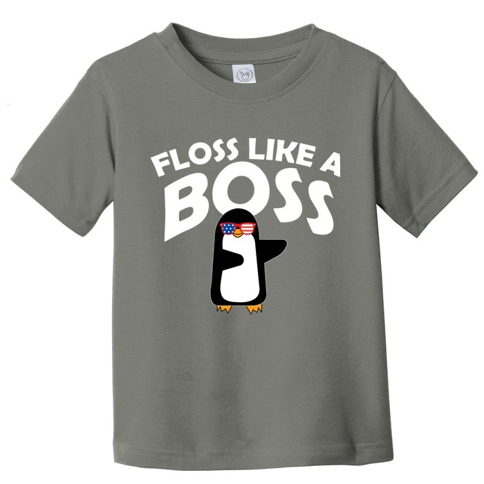 Penguin Floss Like A Boss Toddler T-Shirt
