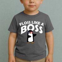 Penguin Floss Like A Boss Toddler T-Shirt