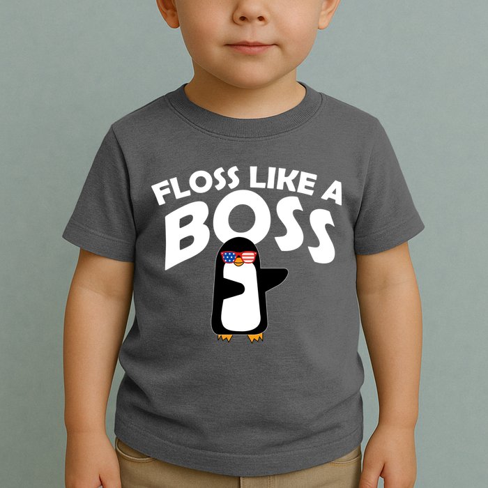 Penguin Floss Like A Boss Toddler T-Shirt