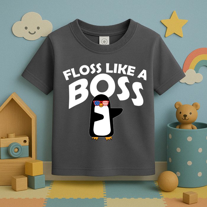 Penguin Floss Like A Boss Toddler T-Shirt