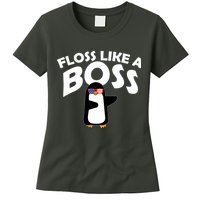 Penguin Floss Like A Boss Womens T-Shirt