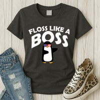 Penguin Floss Like A Boss Womens T-Shirt