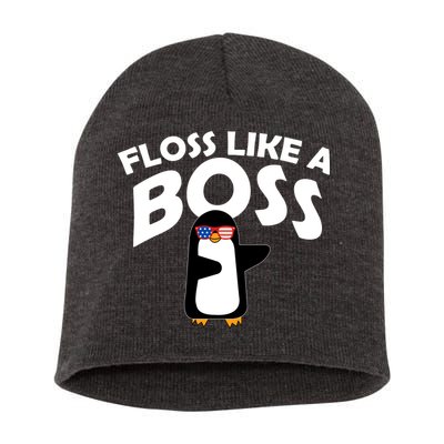 Penguin Floss Like A Boss Short Acrylic Beanie