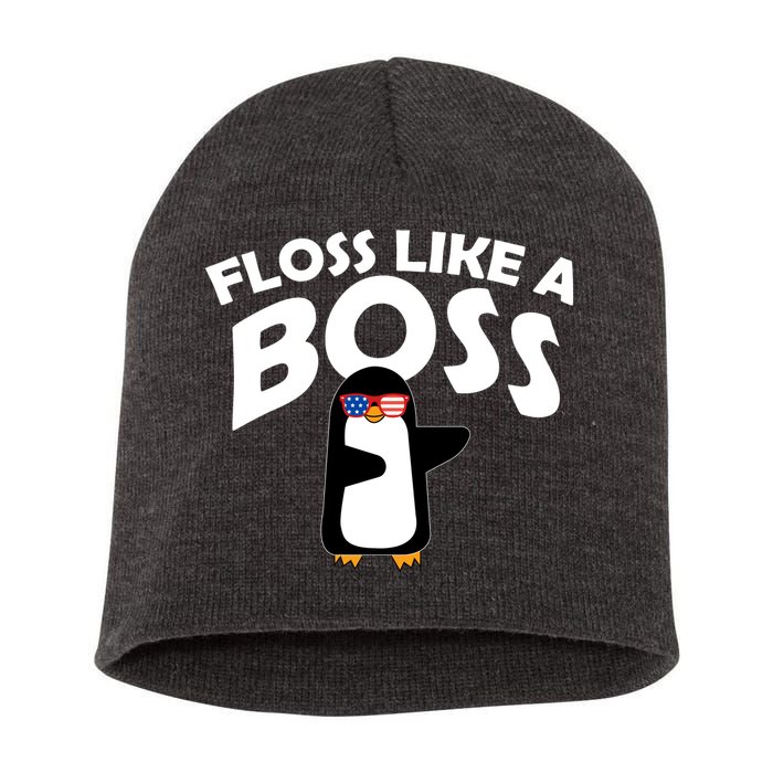 Penguin Floss Like A Boss Short Acrylic Beanie