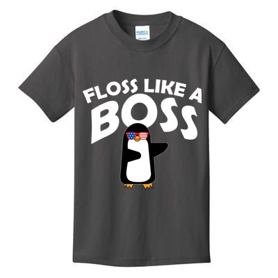 Penguin Floss Like A Boss Kids T-Shirt