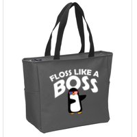 Penguin Floss Like A Boss Zip Tote Bag
