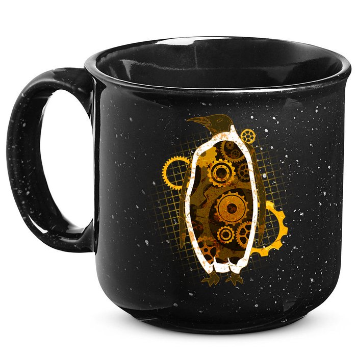Penguin Gears 15oz Campfire Ceramic Mug