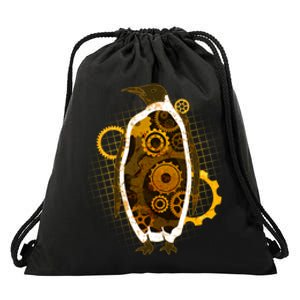 Penguin Gears Drawstring Bag