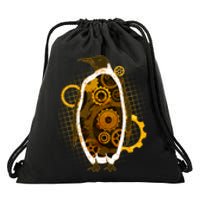 Penguin Gears Drawstring Bag