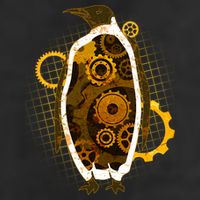 Penguin Gears Golf Towel