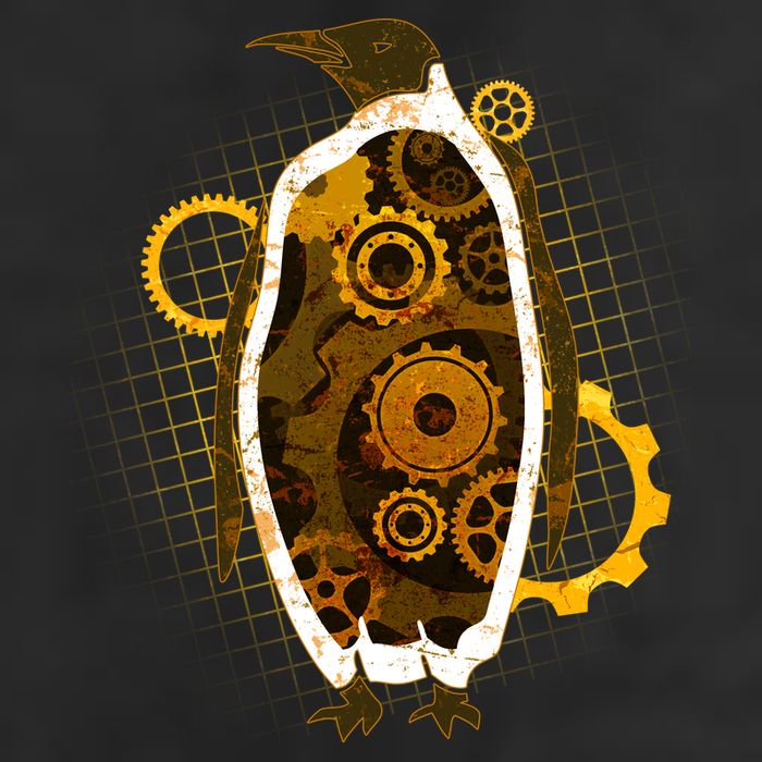 Penguin Gears Golf Towel