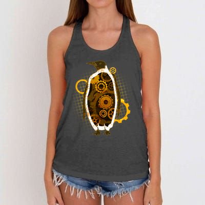 Penguin Gears Women's Knotted Racerback Tank