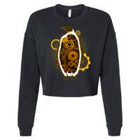 Penguin Gears Cropped Pullover Crew