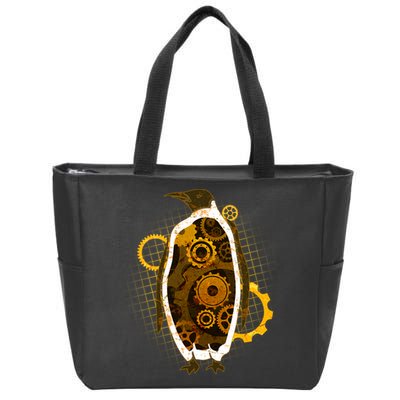 Penguin Gears Zip Tote Bag