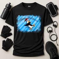 Penguin Skating Merry Christmas Performance Shirt