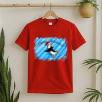 Penguin Skating Merry Christmas T-Shirt
