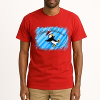 Penguin Skating Merry Christmas Tall T-Shirt