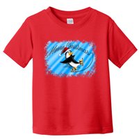 Penguin Skating Merry Christmas Toddler T-Shirt