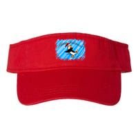 Penguin Skating Merry Christmas Visor