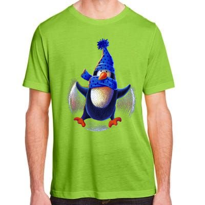 Penguin Snow Angel Adult ChromaSoft Performance T-Shirt