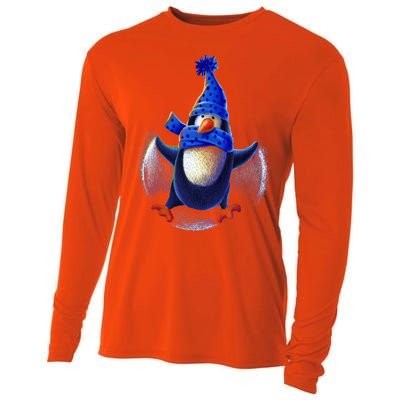 Penguin Snow Angel Cooling Performance Long Sleeve Crew