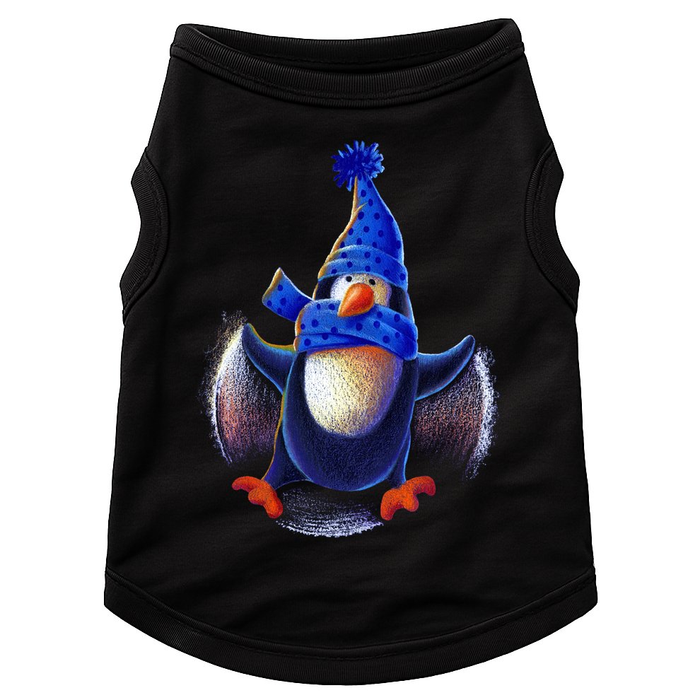 Penguin Snow Angel Doggie Tank