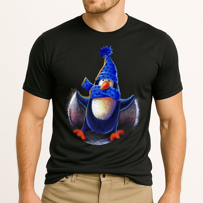 Penguin Snow Angel Cooling Performance Crew T-Shirt