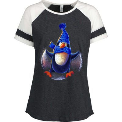 Penguin Snow Angel Enza Ladies Jersey Colorblock Tee