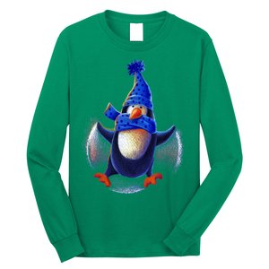 Penguin Snow Angel Long Sleeve Shirt