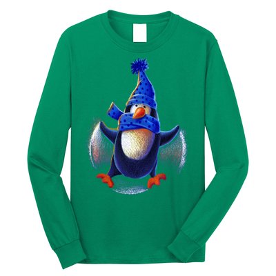 Penguin Snow Angel Long Sleeve Shirt