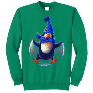 Penguin Snow Angel Sweatshirt