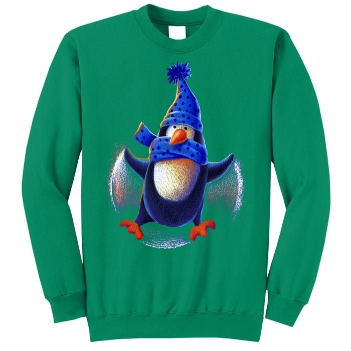 Penguin Snow Angel Sweatshirt