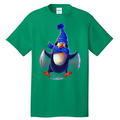 Penguin Snow Angel Tall T-Shirt