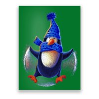 Penguin Snow Angel Poster