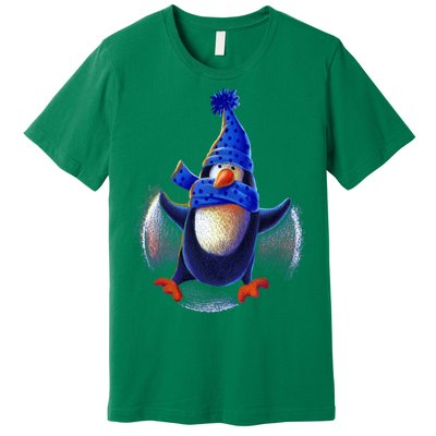 Penguin Snow Angel Premium T-Shirt